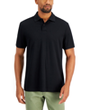 ALFANI MEN'S REGULAR-FIT SOLID SUPIMA BLEND COTTON POLO SHIRT, CREATED FOR MACY'S