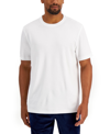 ALFANI MEN'S SOLID SUPIMA BLEND CREWNECK T-SHIRT, CREATED FOR MACY'S