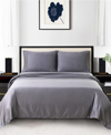 Anne Klein Reverie 100% Cotton Sateen 4-pc. Sheet Set, Full In Gray