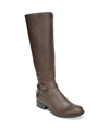 Lifestride X-felicity Wide Calf High Shaft Boots In Brown