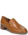 Franco Sarto New Bocca Womens Leather Block Heel Loafers In Brown