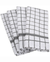 Design Imports Asset Gray Heavyweight Fringed Dishtowel Set Of 4 In Gray