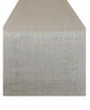 Design Imports Space-dyed Table Runner 13" X 72" In Gray