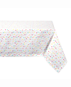 Design Imports Multi Polka Dots Print Table Cloth 60" X 104" In Blue