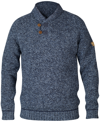 Fjall Raven Lada Regular Fit Shawl Collar Sweater In Blue