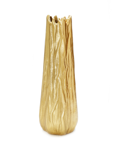 Classic Touch Branch Vase In Gold - Tone