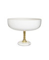 CLASSIC TOUCH FOOTED MARBLE BOWL