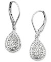 WRAPPED IN LOVE WRAPPED IN LOVE DIAMOND TEARDROP EARRINGS (1/2 CT. T.W.) IN 14K WHITE, YELLOW OR ROSE GOLD, CREATED 