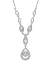 WRAPPED IN LOVE WRAPPED IN LOVE DIAMOND DOUBLE DROP PENDANT 17" IN 14K WHITE GOLD OR 14K YELLOW GOLD (1-1/2 CT. T.W.