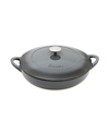 Denby Halo 4-qt. Shallow Covered Casserole In Black