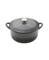 Denby Halo 5.5-qt. Round Covered Casserole In Black