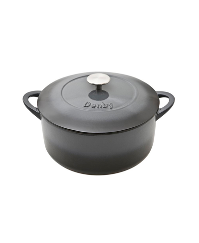 Denby Halo 5.5-qt. Round Covered Casserole In Black