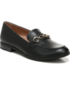 Naturalizer Mariana Womens Faux Leather Slip On Loafers In Black