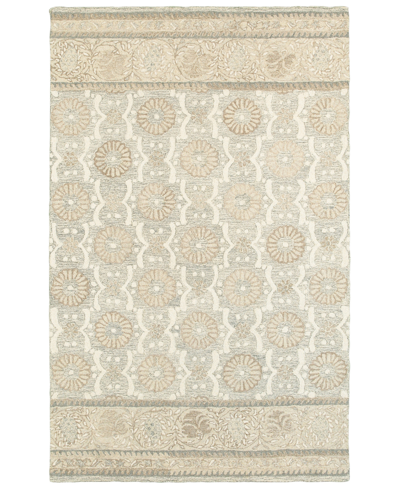 Oriental Weavers Craft 93002 Ash/sand 5' X 8' Area Rug In Gray