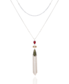 T Tahari Gypsy Revival Layered Necklace In Silver