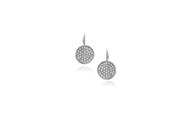 Vince Camuto Leverback Earrings In Silver-tone