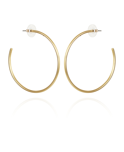 Vince Camuto Open Hoop Earrings In Gold-tone