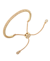 Vince Camuto Pavé Crystal Tennis Slider Bracelet In Gold