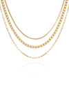 VINCE CAMUTO GOLD-TONE MULTI LAYERED CHAIN NECKLACE