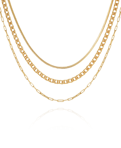 Vince Camuto Multilayer Necklace In Gold-tone