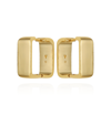 Vince Camuto Rectangle Hoop Earrings In Gold