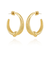 Vince Camuto Knot Hoop Earrings In Gold