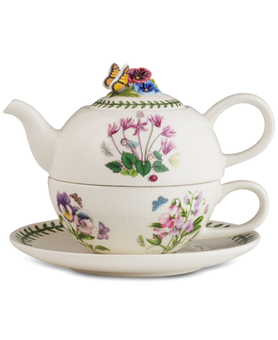 Portmeirion Botanic Garden Bouquet Tea For One In White