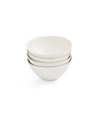 Portmeirion Sophie Conran Arbor Creamy White All Purpose Bowl, Set Of 4 In White