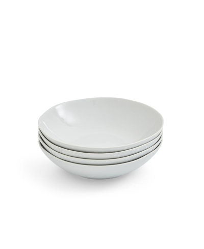 Portmeirion Sophie Conran Arbor Pasta Bowls, Set Of 4 In Gray