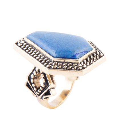 Barse Tribeca Genuine Lapis Statement Ring