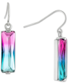 Giani Bernini Fine Ombre Crystal Drop Earrings In Sterling Silver, Created For Macy's In Silver