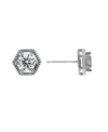 GIANI BERNINI CUBIC ZIRCONIA POST STUD EARRINGS