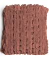 American Heritage Textiles Chenille Knitted Throw, 40" L X 50" W In Red