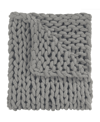 American Heritage Textiles Chenille Knitted Throw, 40" L X 50" W In Gray