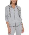 DKNY SPORT WOMEN'S LOGO-DRAWSTRING HOODIE