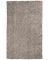 Kas Bliss Heather Shag 5' X 7' Area Rug In Tan/beige