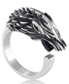Andrew Charles By Andy Hilfiger Men's Wolf Ring In Stainless Steel