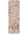 Surya Athena Ath-5053 Burgundy 3' X 12' Runner Area Rug In Red