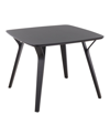 Lumisource Folia Mid-century Modern Dinette Table In Black