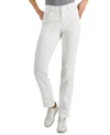 Style & Co Style Co Womens High Rise Straight Leg Jeans Regular Short Long Lengths 2ps 28w Created For Macys In White