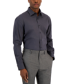 ALFANI MEN'S REGULAR FIT 2-WAY STRETCH STAIN RESISTANT DRESS SHIRT, CREATED FOR MACY'S