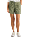 Style & Co Plus Size Comfort-waist Cargo Shorts, Created For Macy's In Green