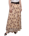 NY COLLECTION PLUS SIZE CHIFFON MAXI SKIRT