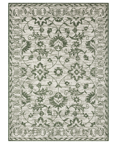 Nicole Miller Patio Country Ayala 7'9" X 10'2" Outdoor Area Rug In Olive