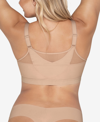 Leonisa Back Support Posture Corrector Wireless Bra With Contour Cups 011936 In Tan/beige