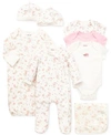 Little Me Baby Girls Vintage Rose Gift Bundle In Ivory/cream