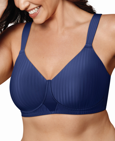 Playtex Secrets Perfectly Smooth Shaping Wireless Bra 4707, Online Only In Blue