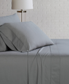 Brooklyn Loom Solid Cotton Percale Sheet Set Collection Bedding In Gray