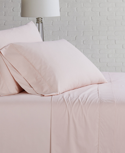 Brooklyn Loom Classic Cotton Sheet Set In Pink