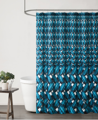 Vince Camuto Ada Shower Curtain Bedding In Blue